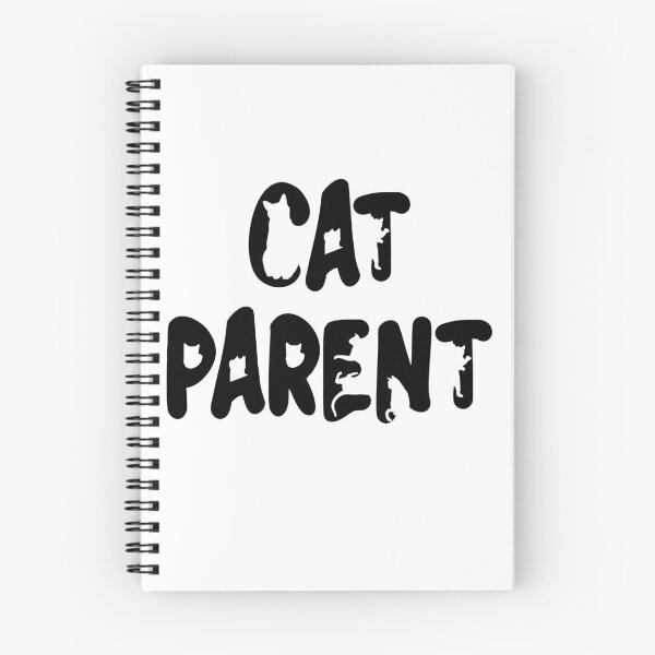 Item preview, Cat Parent Black Text Design with Cats Placed Inside The Text designed and sold by jonrdesign.