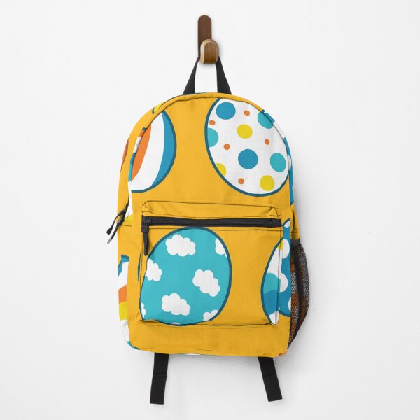 Item preview, Egg Pattern | Blue Yellow Orange | Stripes Clouds Flowers Dots designed and sold by Wintre2.