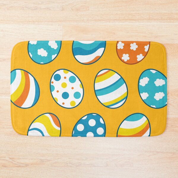 Item preview, Egg Pattern | Blue Yellow Orange | Stripes Clouds Flowers Dots designed and sold by Wintre2.