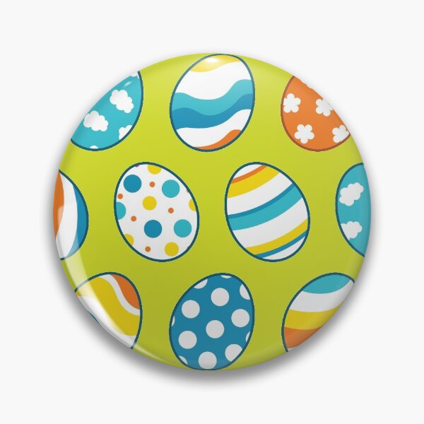 Item preview, Egg Pattern | Blue Yellow Orange | Stripes Clouds Flowers Dots | Green designed and sold by Wintre2.