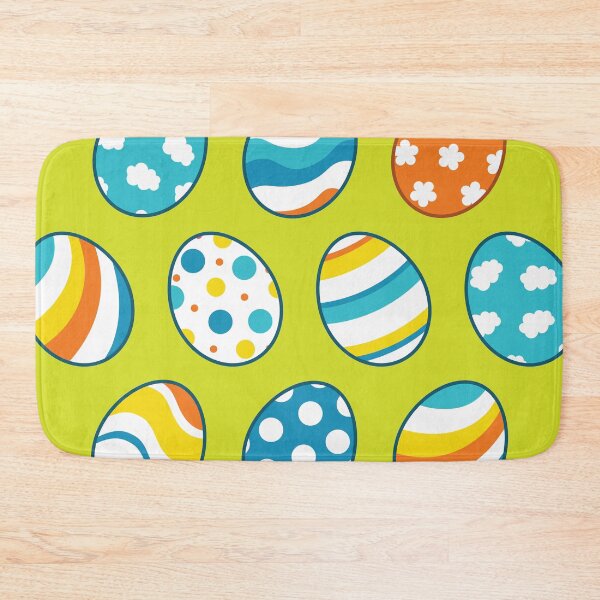 Item preview, Egg Pattern | Blue Yellow Orange | Stripes Clouds Flowers Dots | Green designed and sold by Wintre2.