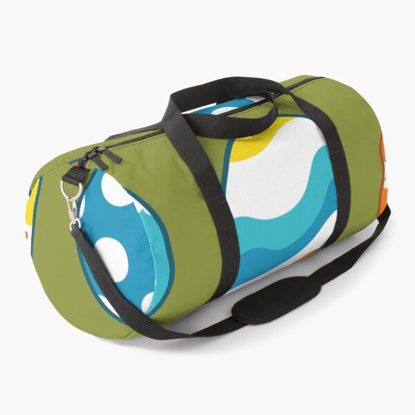 Item preview, Egg Pattern | Blue Yellow Orange | Stripes Clouds Flowers Dots | Dark Green designed and sold by Wintre2.