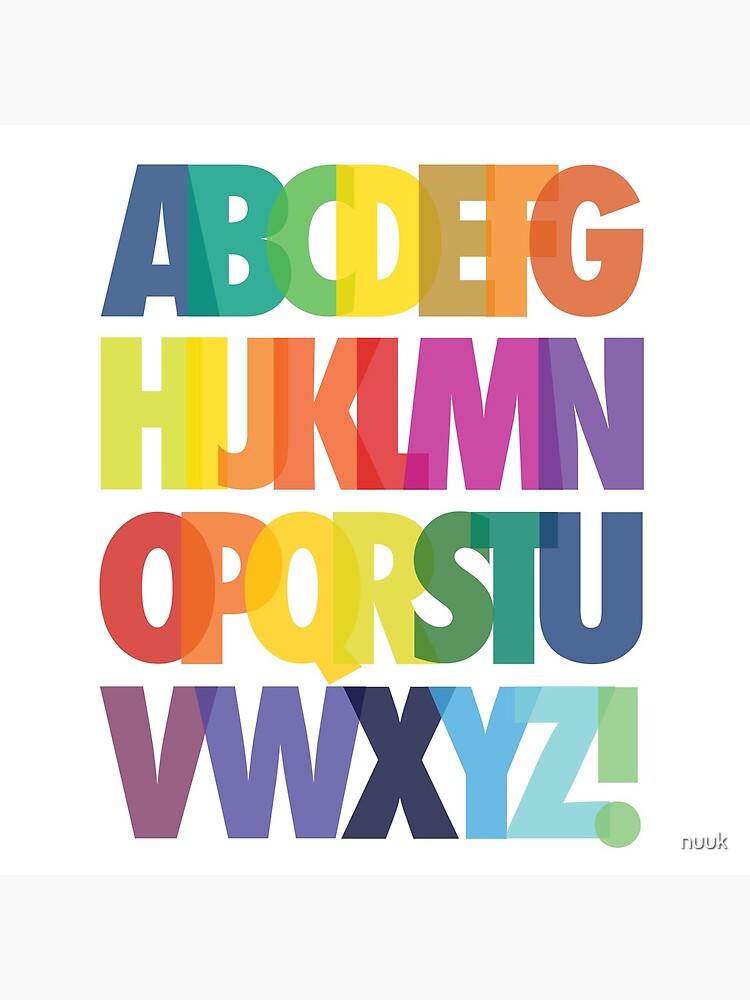 Thumbnail 2 of 2, Postcard, ABC designed and sold by nuuk.