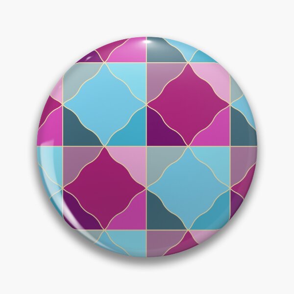 Item preview, Purple and blue geometric pattern designed and sold by Osting.