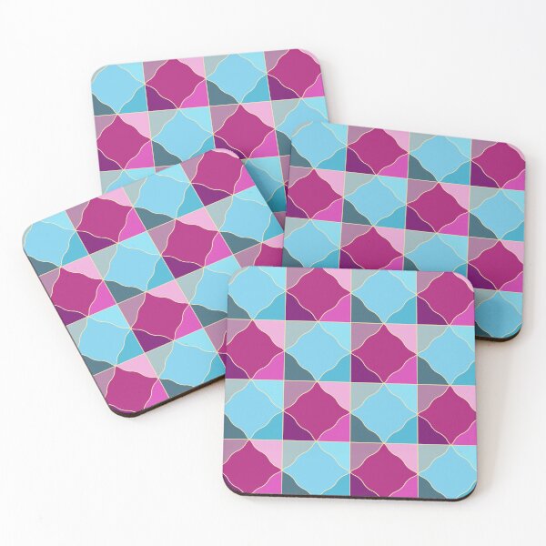 Item preview, Purple and blue geometric pattern designed and sold by Osting.
