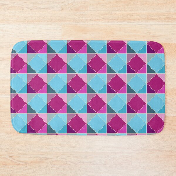 Item preview, Purple and blue geometric pattern designed and sold by Osting.