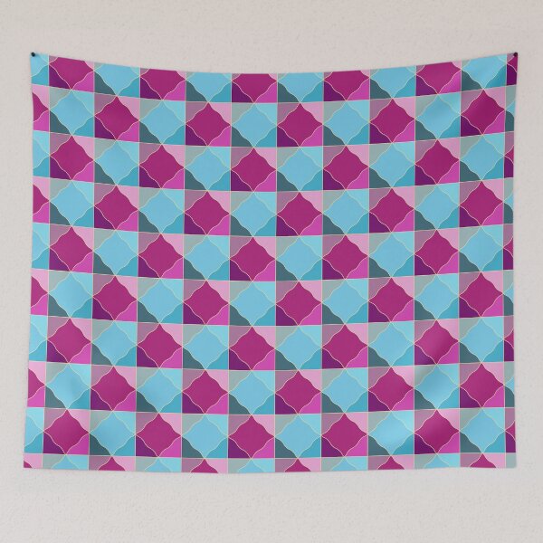 Item preview, Purple and blue geometric pattern designed and sold by Osting.