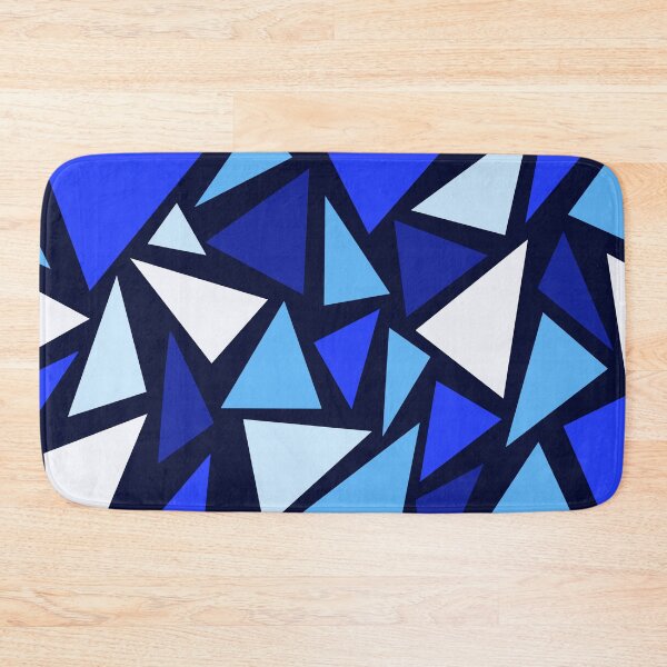Item preview, Blue White Geometric Pattern designed and sold by MystikArts.