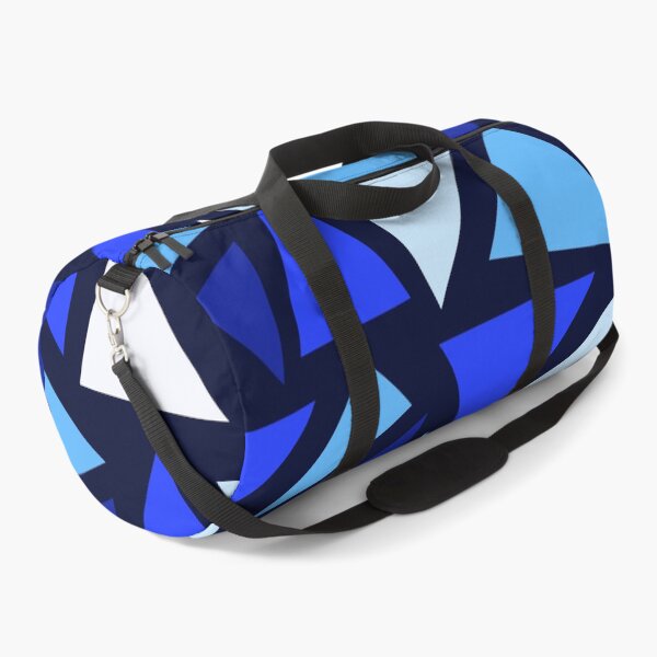 Item preview, Blue White Geometric Pattern designed and sold by MystikArts.