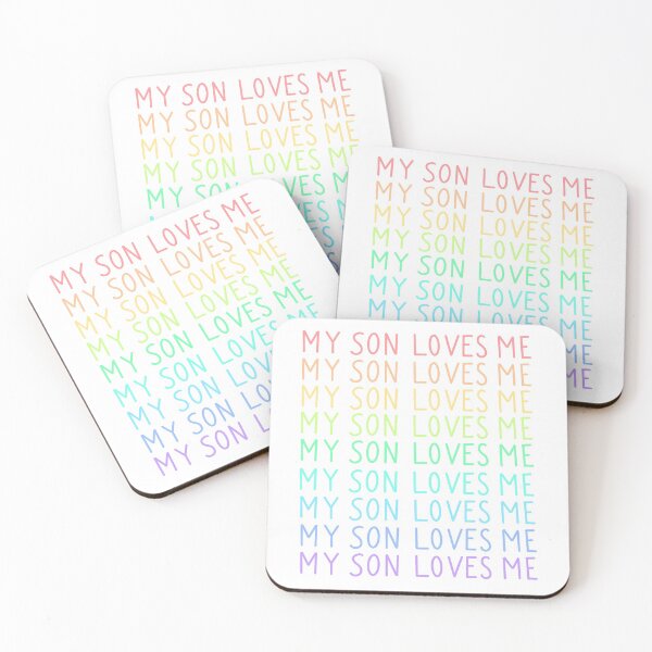 Item preview, Colorful My Son Loves Me Phrases  designed and sold by monsoonegy.