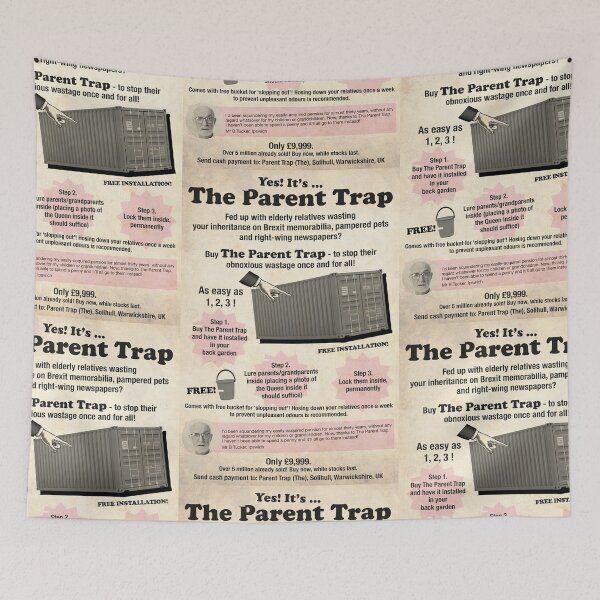Item preview, THE PARENT TRAP (INHERITANCE RECLAMATION) ADVERTISEMENT designed and sold by Clifford Hayes.