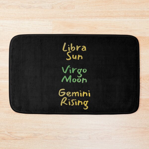 Item preview, Libra Sun Virgo Moon Gemini Rising Text designed and sold by leomooncreates.