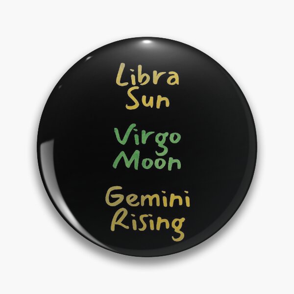 Item preview, Libra Sun Virgo Moon Gemini Rising Text designed and sold by leomooncreates.
