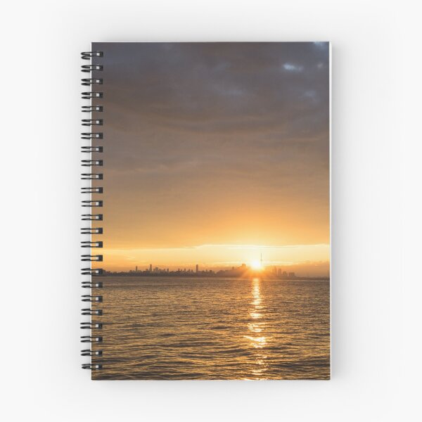 Item preview, Toronto Skyline Sunrise - Golden Sunrays Torre CN designed and sold by Georgia Mizuleva.