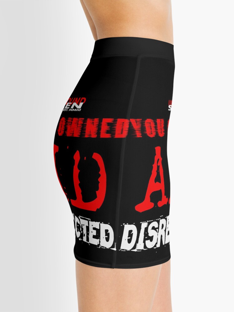 Alternate view of YOU GOT OWNED AND DISRESPECTED Mini Skirt