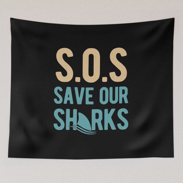 Item preview, Save Sharks designed and sold by artworkbyrihen.