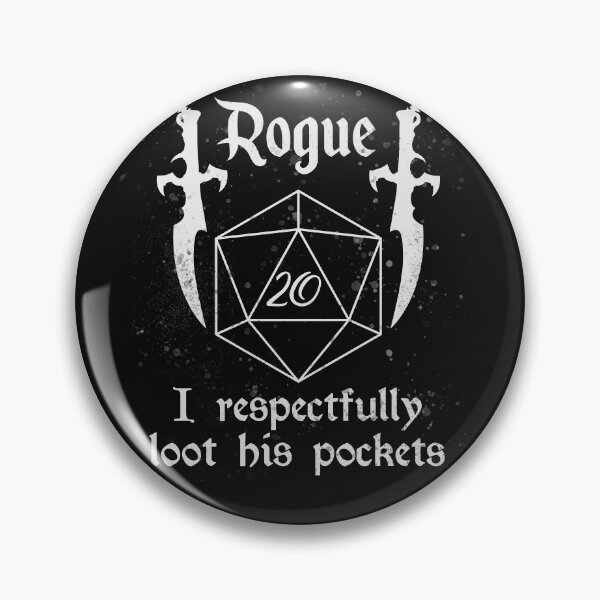 Item preview, DND Rogue T-Shirt - Pick Pocket! designed and sold by MrDamnLol.