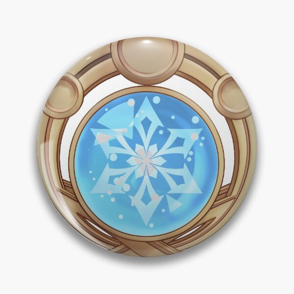 Item preview, Genshin Impact Inazuma Cryo Vision designed and sold by chaiimu.