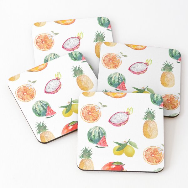 Item preview, colorful summer fruits pattern designed and sold by KIKAIA  The Label.