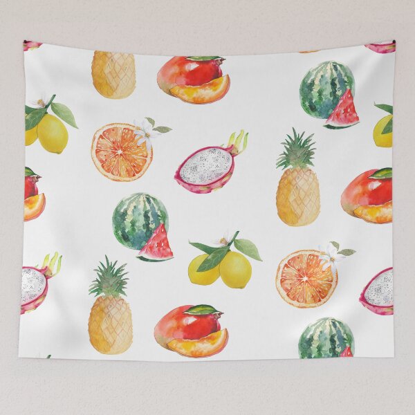 Item preview, colorful summer fruits pattern designed and sold by KIKAIA  The Label.