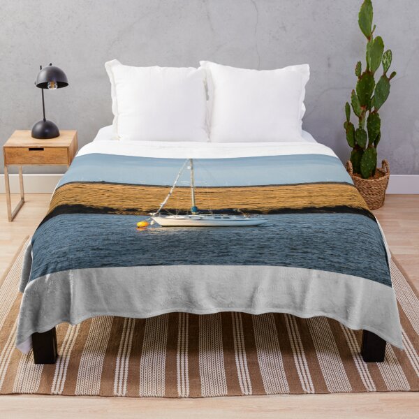 Item preview, Sunny evening moored in Wells harbor designed and sold by yackers1.