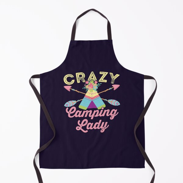 Item preview, Crazy Camping Lady designed and sold by jaygo.