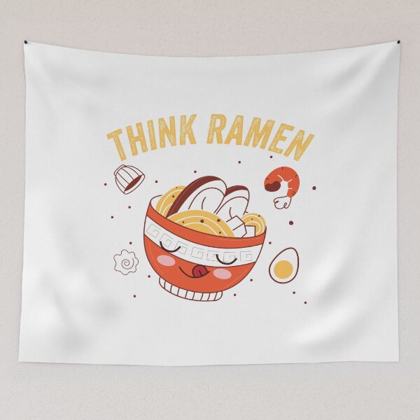 Item preview, piense en la camisa de ramen, piense en la camisa de fideos, camisa de fideos ramen, camisa de fideos, camisa de fideos ramen, camisa de ramen, camisa kawaii designed and sold by T-DESIGNEDZ.