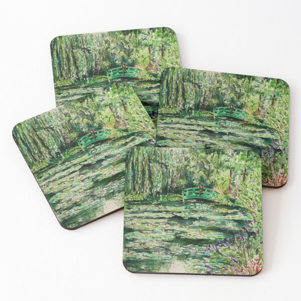 Item preview, At Home in a Strange Place - Monet's Garden for Journeys designed and sold by PhDancersTeapot.
