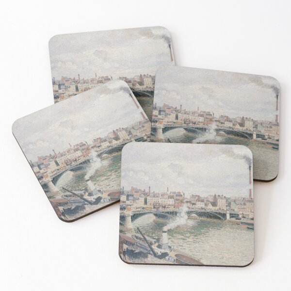 Item preview, Camille Pissarro - Morning, An Overcast Day, Rouen (Matin, temps gris, Rouen) 1896 designed and sold by HistoryRestored.