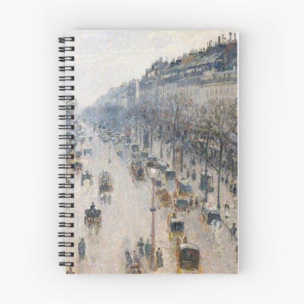 Item preview, Camille Pissarro - The Boulevard Montmartre on a Winter Morning (Boulevard Montmartre, matin d'hiver, 1897) designed and sold by HistoryRestored.