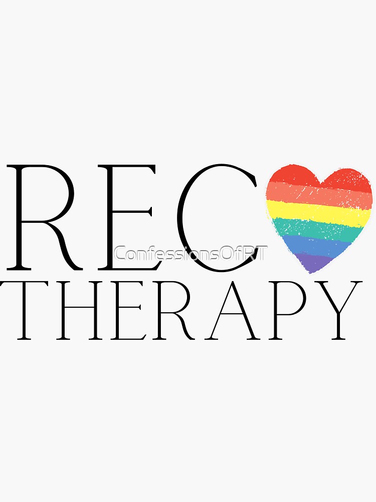 Rec Therapy Sticker By Confessionsofrt Redbubble 8341