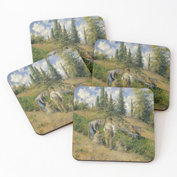 Item preview, Camille Pissarro - The Harvest, Pontoise (La Récolte, Pontoise) 1881 designed and sold by HistoryRestored.