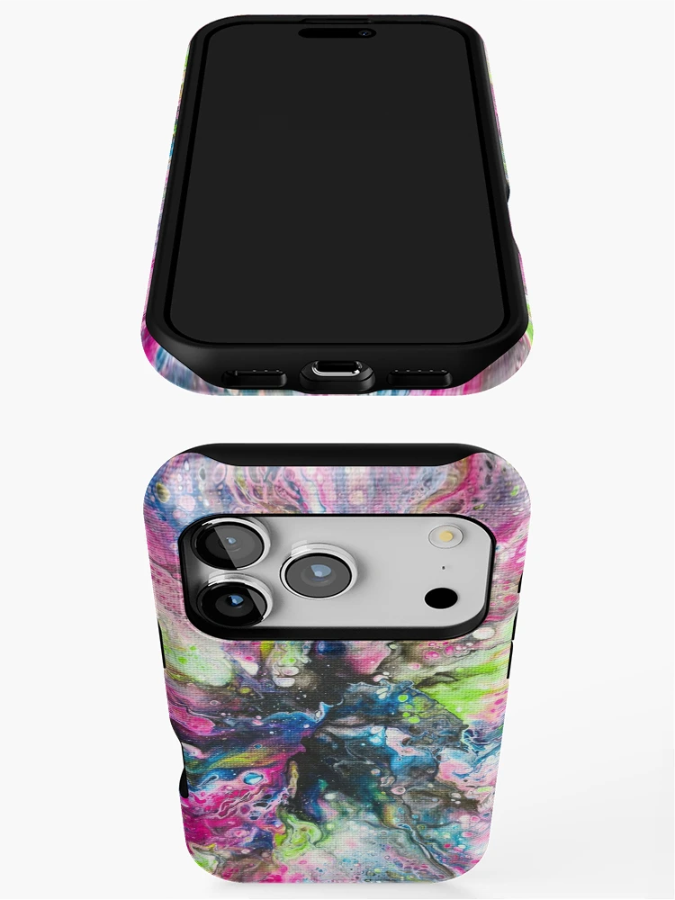 Thumbnail 3 of 4, iPhone Case, Pink Fizz designed and sold by RAdley21.