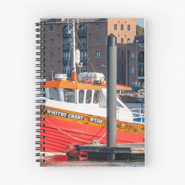 Item preview, Whitby Crest fishing boat, Norfolk Coast designed and sold by yackers1.