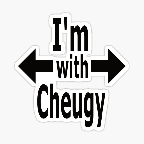 I'm With Cheugy T-Shirt Sticker