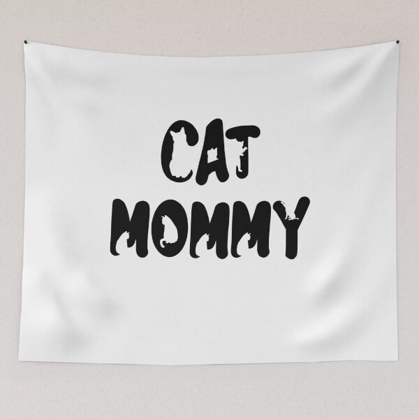 Item preview, Copy of Cat Mommy Black Text Design with Cats Placed Inside The Text designed and sold by jonrdesign.