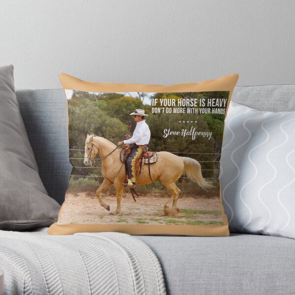 Don't do more with your hands Throw Pillow