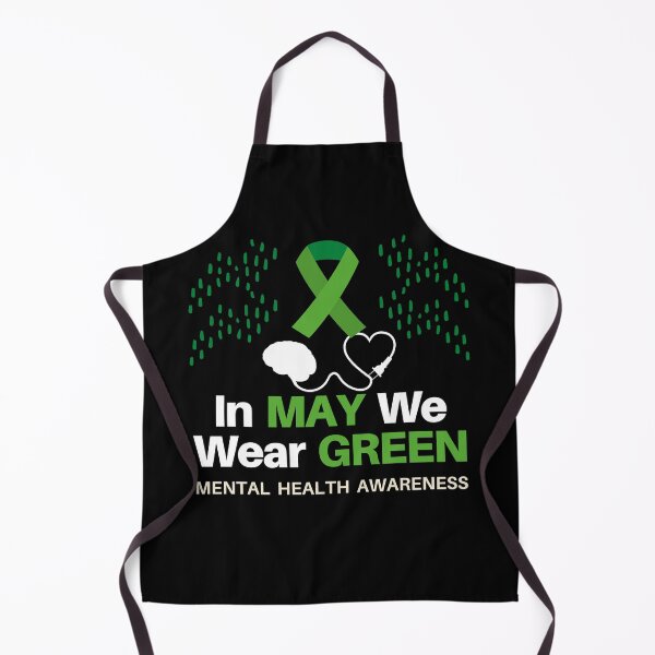 Item preview, In May We Wear Green - Mental Health Awareness designed and sold by Vibing-Right.