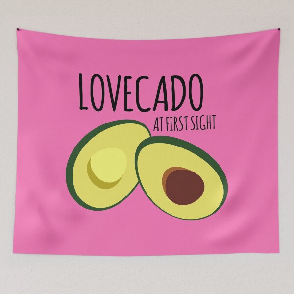 Item preview, lovecado at first sight with pink background designed and sold by hateeyes.