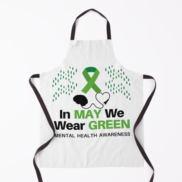 Item preview, In May We Wear Green - Mental Health Awareness designed and sold by Vibing-Right.