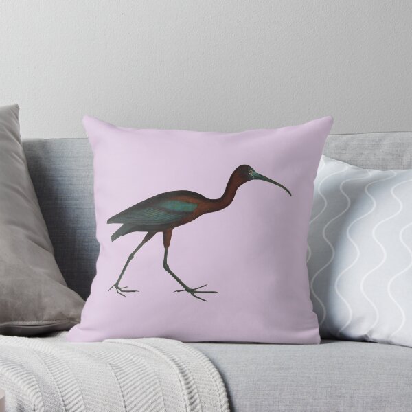 Item preview, A dark bird with a long neck and a long beak designed and sold by tatibrag.