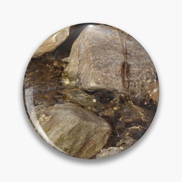 Item preview, Water flowing over stones designed and sold by RONALD MACKENZIE.