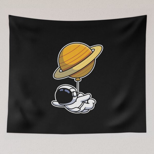 Item preview, Astronaut Floating Balloon Planet designed and sold by designeclipse.