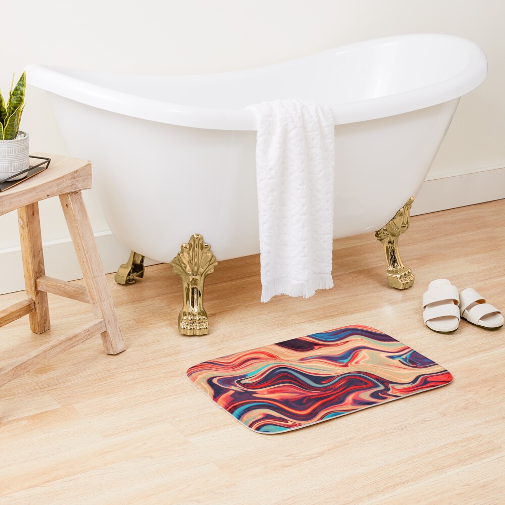 Aperçu de l'œuvre Tapis de bain créée et vendue par Flydea.