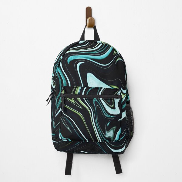 Item preview, Glossy Turquoise Fluid in Black Color designed and sold by Flydea.