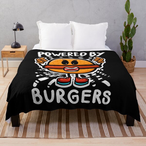 Item preview, Powered By Burgers Fast Food Lovers designed and sold by Músico Ilustre.