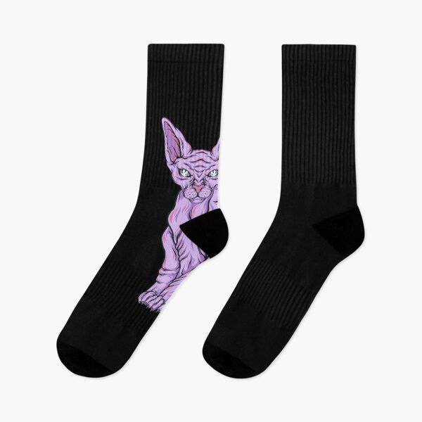 Item preview, Pastel Goth Sphynx Cat Breeders - Kitty Vaporwave designed and sold by PinkyTree.