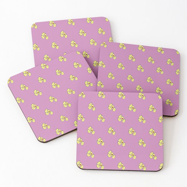 Item preview, group of avocados lilac background designed and sold by hateeyes.
