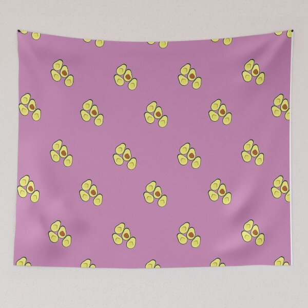 Item preview, group of avocados lilac background designed and sold by hateeyes.