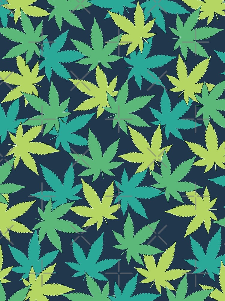 Thumbnail 3 of 3, Scarf, Weed Leaf Pattern designed and sold by SweetLog.